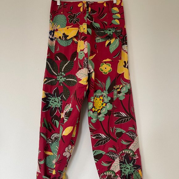 HILFIGER COLLECTION Carribean Pleated Pants with Hand Embroidery - RARE - Picture 2 of 16